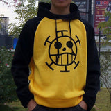 Hot Free Shipping One Piece Trafalgar Law Cosplay Clothes Sweater Costume Hoodie