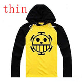 Hot Free Shipping One Piece Trafalgar Law Cosplay Clothes Sweater Costume Hoodie
