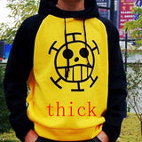 Hot Free Shipping One Piece Trafalgar Law Cosplay Clothes Sweater Costume Hoodie