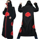 Naruto Cosplay Costume Akatsuki Cloak Hoodie Naruto Uchiha Itachi Anime Cosplay Costume