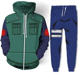 cosplay NARUTO Uzumaki Naruto /Hatake Kakashi coat 3D printing zipper sweater /pants coat jacket costumes top full set men/women