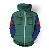 cosplay NARUTO Uzumaki Naruto /Hatake Kakashi coat 3D printing zipper sweater /pants coat jacket costumes top full set men/women